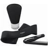 PARSA Beauty Gym Essential Set da 3 pezzi, fascia da allenamento, bottiglia da viaggio, pettine pieghevole da viaggio, set fitness da viaggio, pratico accessorio sportivo, ideale per allenamento,