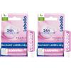 Labello Pearly Shine Burrocacao labbra 4.8 g, Balsamo labbra colorato e nutriente con estratti di perla e seta, Lip balm idratante per 24 ore con ingredienti naturali (Confezione da 2)