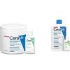CeraVe Crema Idratante Viso e Corpo, per Pelle Secca, con Acido Ialuronico, 454g + Detergente 20ml & Lozione Idratante Viso e Corpo per Pelle Secca, con Acido Ialuronico 473ml + 20ml