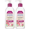 I Provenzali | Latte Detergente Biologico Rosa Mosqueta, 200 ml (Confezione da 2)