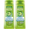 Garnier Fructis Shampoo Fortificante, Per Capelli Normali, Per Capelli Forti e Luminosi, Con Estratto di Pompelmo e Vitamina B6, Forti & Brillanti, 250 ml (Confezione da 2)