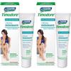Timodore, Crema Deodorante, Contrasta l'Eccessiva Traspirazione e il Cattivo Odore del Piede, con Proprietà Antibatteriche, 100% Made in Italy, Dermatologicamente Testato, 50 ml (Confezione da 2)