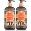 Tesori d'Oriente - Sapone Liquido Mani Fior di Loto con Burro di Karitè, per la Pelle di Tutto il Corpo, Note Fruttate, Azione Idratante ed Emolliente, 300ml (Confezione da 2)