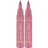 Essence Cosmetics Line N' Stain Tattoo Lip Liner, Lunga Durata, Definizione, Effetto Colorante, Colore Intenso, 2.5 ml (Confezione da 2)