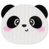 Legami - Tappetino Pulisci Pennelli da Trucco - Brush it Off! - Pad per Pulire Pennello dal Make-Up, Tampone in Silicone per Cosmetici con Ventosa, Tema Panda