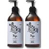 YOPE Sapone naturale per le mani al fico 500 ml (Confezione da 2)