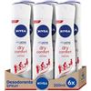 NIVEA NIVEA Spray Dry Comfort - 200 ML - 6 pezzi