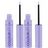 Essence Cosmetics Colour It Eyeliner Liquido, Lunga Durata, Ultra Pigmentato, Asciugatura Rapida, Colore Intenso, Opaca, 3 ml (Confezione da 2)