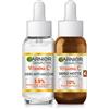 L'Oreal Paris Garnier Routine Completa Vitamina C, Kit con Siero Anti-Macchie e Siero Notte Uniformante, Per Pelli Spente e con Macchie, Effetto Rigenerante, Per una Pelle Morbida e Luminosa