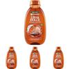 Garnier Shampoo Ultra Dolce Olio di Cocco e Burro di Cacao, Shampoo per Capelli Crespi, 300 ml (Confezione da 4)