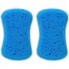 martini SPA martiniSPA - Hygiene+ - Spugna corpo extra soft, 13,5x8,5x5 cm, poliuretano con ioni d'argento, colore casuale (viola/blu), 14g, 1 unità - Made in Italy - (Confezione da 2)