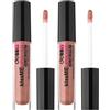 deBBY, kissME LIPGLOSS VOLUME EFFECT, Gloss Labbra con Acido Ialuronico Idratante, Effetto Volumizzante Naturale, Finish Extra Luminoso senza Appiccicare, Colore 03 Nude (Confezione da 2)