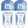 Lycia, Original Deodorante Stick con Microspugne Effetto Asciutto per una Sensazione di Freschezza Durevole, Efficace fino a 72H, Senza Alcool, 40 ml (Confezione da 2)