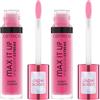 Catrice Cosmetics Max It Up Booster Extreme Lucidalabbra, curativo, volumizzante, effetto colorante, naturale, lucida, 4 ml (Confezione da 2)