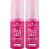 Essence Cosmetics Fix e Last Instant Matte Make-Up Fixing Spray, Opacizzante, Correttore, Opaca, 50 ml (Confezione da 2)