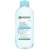 Garnier Acqua Micellare Tutto in 1, Per Tutti i Tipi di Pelle, Arricchita con Acido Ialuronico, Pelle Detersa e Idratata Profondamente, Hyaluronic Aloe, 400 ml