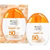 Garnier Fluido Viso Colorato, Per Tutti i Tipi di Pelle, Protezione SPF50 e Luminosità, Texture Fresca e Leggera, Formula Vegana, Super UV Refreshing Water, Ambre Solaire, 40 ml