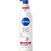 NIVEA Lozione per il corpo Repair & Care, crema per la pelle molto secca e per alleviare le sensazioni di tensione, lozione per il corpo con glicerina, niacinamide e provitamina B5t (250 ml)