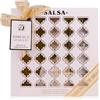 Accentra Set da bagno SALSA ESSENCE OF BEAUTY per donne, gel, lozione, esfoliante, spugna, fragranza Arancia e Fiore di Limone, scatola regalo, idea di lusso per donne