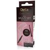 Delia Cosmetics - Sopracciglia Multiset - Pinzette per sopracciglia - Pomata per sopracciglia - Stencil - Garantisce un trucco senza sbavature per tutto il giorno - Formula a lunga tenuta