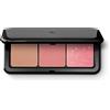 KIKO Milano Multi Finish Trio Blush & Bronzer Palette 02 | Palette Viso Con 1 Bronzer E 2 Fard Dai Finish Mat E Metal