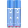 TAFT Schwarzkopf Taffetà Ultra Fixier (200 ml), grado di tenuta 4, lacca per capelli adatta a tutti i tipi di capelli, spray rinforzato, formula vegana * (Confezione da 2)