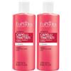 Euphidra, Shampoo Capelli Trattati, Flacone 250 ml, Riparatore e Rinforzante con Cheratina per Capelli Stressati, Secchi e con Doppie Punte, Senza SLES e Conservanti Aggiunti (Confezione da 2)