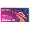 Semilac Manicure Removal Set - Mini Pen fresa per unghie + fresa cilindrica 001
