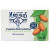 Le Petit Marseillais Sapone Kraft, mandorla dolce, 2 x 100 g