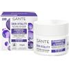 SANTE Naturkosmetik Face Skin Vitality - Crema da giorno, rivitalizzante idratante con paracresso, olio di semi d'uva e collagene, crema anti-invecchiamento per tutti i tipi di pelle, 50 ml