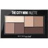 Maybelline New York The City Mini Palette, Pigmenti Puri per un Colore Intenso in una Sola Passata, 480 Matte About Town