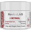 RevitaLAB Hyaluron Anti-Aging Day and Night Cream, Enriched with Retinol, Caviar and Red Grape for Ages 50 - 65, 50 ml