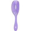 HORIZANE PLIC BEAUTY - Spazzola districante curva - Setole in nylon perlato - Anti-scivolo - Design ergonomico - Adatto per capelli secchi e bagnati - Stimolazione della pelle capriata - Colore lavanda