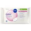 NIVEA Salviettine Struccanti Idratanti Maxi 40 Pezzi, Struccante viso e occhi e labbra per trucco waterproof e SPF, Olio di Argan naturale e Acido Ialuronico, Detergente viso pelle secca e sensibile