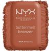 NYX Professional Makeup Bronzer in Polvere, Per un Look Abbronzato e Baciato dal Sole, Tenuta Fino a 12H, Resiste alle Sbavature, No Transfer, Buttermelt Bronzer, Tonalità: 03.5 Butta'd Down, 5 g