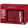 Rimmel London Cofanetto Regalo Live Your London Look, Pochette con Mascara Wonder'Luxe Volume e Matita Occhi Nera Scandal'Eyes Exaggerate Eye Definer
