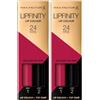 Max Factor, Lipfinity Lip Colour, Rossetto Lunga Durata E Gloss Idratante Con Applicazione Bifase, Nuance 335 Just In Love, 2.3 Ml E 1.9 G (Confezione da 2)