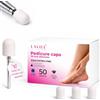 LALILL Cappucci Abrasivi LUX 10mm Bianchi - Grana 240-50 pezzi - Fresa per Pedicure Elettrico Piedi - Punta Fresa Rimozione Gel Cuticole - Punte per Fresa Unghie Professionale