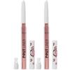 Revolution Beauty London Revolution Beauty, Matita Labbra Volumizzante Pout Bomb, Lunga Tenuta con Acido Ialuronico & Vitamina E, Vegano & Senza Crudeltà, Trasparente (Confezione da 2)