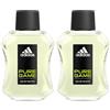 Adidas Adidas Pure Game Men Eau de Toilette EDT After Shave 3.40oz / 100ml by adidas (Confezione da 2)