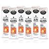 Gliss - Shampoo riparatore per capelli secchi - Total Repair -6 pz da 250 ml (1500 ml) - Gamma di riparazione