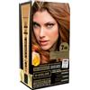 Thader TH Pharma Kit colorante senza ammoniaca per un odore gradevole con liquido oro, colore 7.46 biondo medio ramato rosso