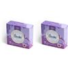 La Corvette - Sapone Estivo Violetta - 100 g - Provenza 100 % vegetale - Prodotto a Marsiglia (Confezione da 2)