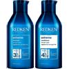 Redken Extreme Shampoo 500Ml + Balsamo 500Ml | Routine Professionale Rinforzante e Riparante per Capelli Danneggiati o Indeboliti | Big Size