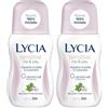 Lycia, Sensitive Me and You Deodorante Roll On Senza Sali di Alluminio e Senza Alcool, Fresca Fragranza a Base di Melissa e Fiori d'Acqua, Efficace fino a 48H, Antimacchie, 50 ml (Confezione da 2)