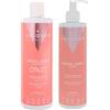 Valquer Laboratorios VALQUER Curly Zero Method Pack per capelli ricci: Shampoo 1 L + Maschera 975 ml | Controllo del crespo, idratazione e morbidezza | Ricci definiti con cheratina vegetale e mais | Vegano