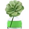 MUHA' | Profumatore per ambiente Flower Diffuser, Fragranza Mosto Supremo, Diffusore Ambiente con Fiore in Legno di Betulla, Formato da 200 ml