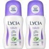 Lycia, Nature Cetriolo e Tè Verde, Deodorante Roll On con Antibatterico Naturale, Freschezza Prolungata, Formula Zero Macchie, Efficace fino a 48H, Senza Alluminio, 50 ml (Confezione da 2)
