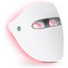 QUIRUMED Maschera facciale LED QUIRUMED, 3 tipi di luce, Telecomando, Pulizia del viso, Elimina le impurità, Migliora l'aspetto della pelle, Antirughe, Modalità automatica e manuale