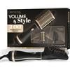Demeliss SAINT ALGUE - Spazzola Asciugacapelli a 2 Funzioni VOLUME & STYLE - Asciuga/Piega, Tutti i Tipi di Capelli - 2 Testine Intercambiabili - Rivestimento Ceramica e Tormalina - 3 Temperature